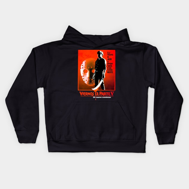 Friday the 13th: A New Beginning Kids Hoodie by pizowell